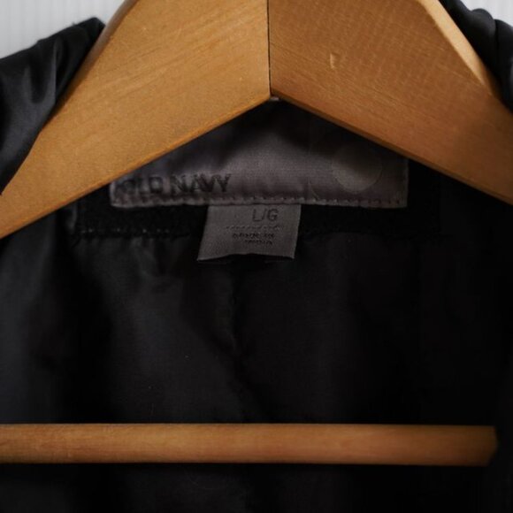 Old Navy Black Jacket Fall and Winter Coat | Men's Large - Picture 6 of 6